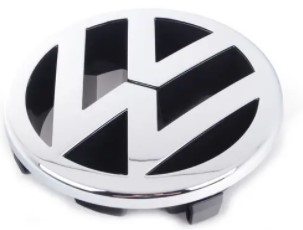 Эмблема VW 125 мм Golf 5/ Caddy пер.