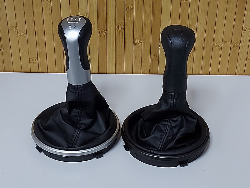 Ручка и чехол КПП Fabia 2 Roomster черная вставка