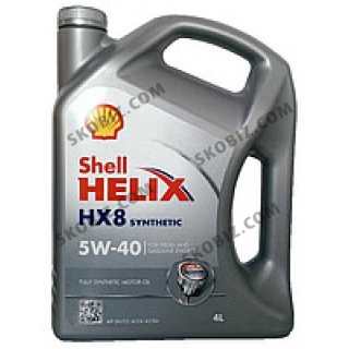 Масло 5W-40 4л. SHELL Helix HX8 (VW 502.00/505.00)