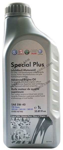 Масло 5W-40 1л. ORIG Special Plus (VW502.00/505.00/505.01)