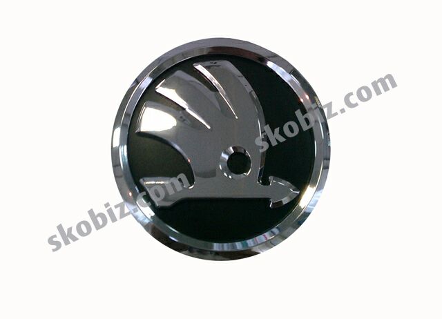 Эмблема логотип 90мм новый стиль Skoda Fabia/Octavia/Rapid/Superb