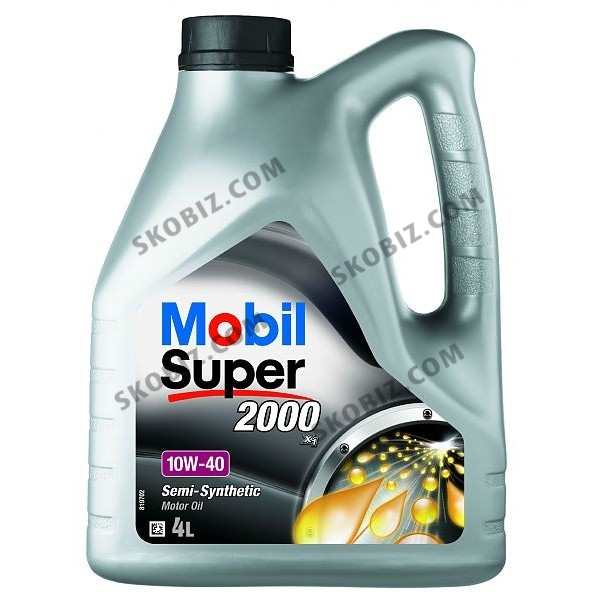 Масло 10W-40 4л. Mobil Super 2000 (VW 500.00/505.00)