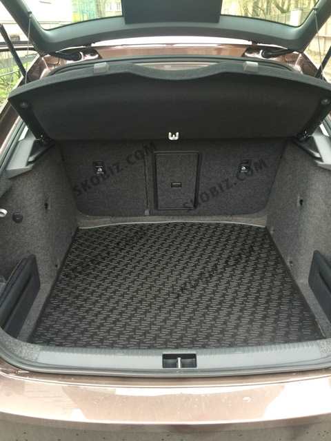 Коврик багажника Octavia A7 резиновый
