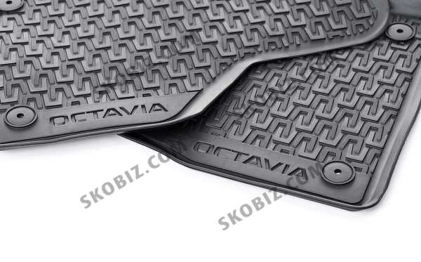 Коврики Octavia A7 резиновые