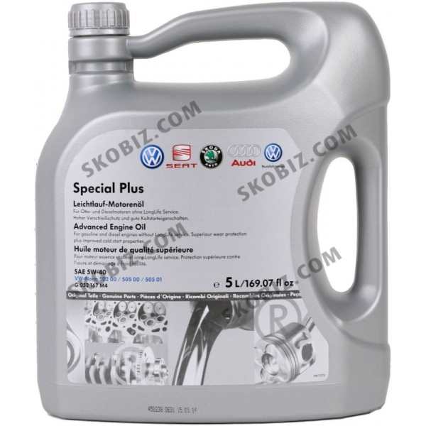 Масло 5W-40 5л. ORIG Special Plus (VW502.00/505.00/505.01)