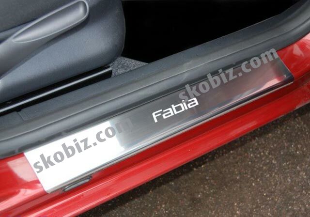 Накладки порогов Fabia нерж.