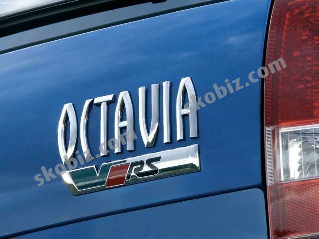 Эмблема 5-й двери VRS Octavia A5 нижняя полоса
