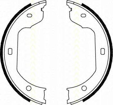 Комплект гальмівних колодок, стоянкова гальмівна система TRISCAN 8100 11012