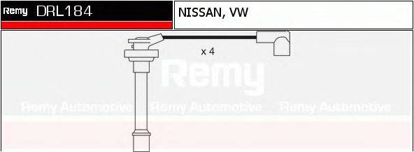 DELCO REMY DRL184 Комплект проводов зажигания