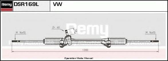 Рульовий механізм DELCO REMY DSR169L