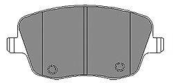Комплект гальмівних колодок, дискове гальмо MAPCO 6118