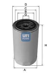 UFI 2310800 Фильтр масляный ДВС 