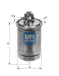 Топливный фильтр UFI 24.400.00