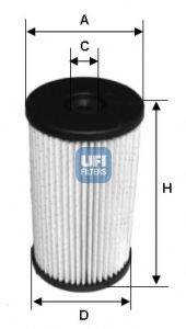 UFI 2600700 Паливний фільтр
