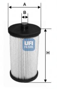 Топливный фильтр UFI 26.012.00