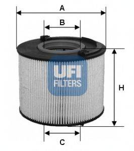 UFI 2601500 Топливный фильтр