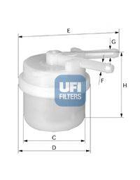 UFI 3100600 Топливный фильтр
