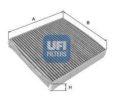 Фільтр, повітря у внутрішньому просторі UFI 54.118.00