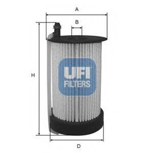 UFI 2603100 Топливный фильтр