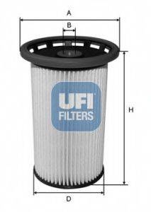 UFI 2603800 Топливный фильтр