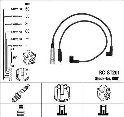 Комплект проводов зажигания NGK 0901