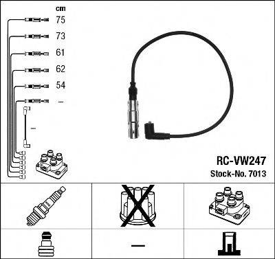 NGK 7013 Комплект проводов зажигания