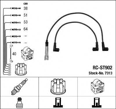 Комплект проводов зажигания NGK 7313