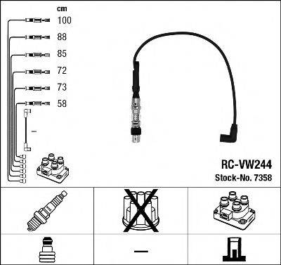 Комплект проводов зажигания NGK 7358