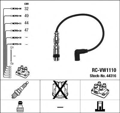 NGK 44316 Комплект проводов зажигания