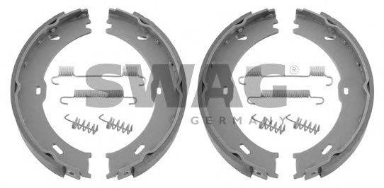 SWAG 10932851 Комплект тормозных колодок, стояночная тормозная система