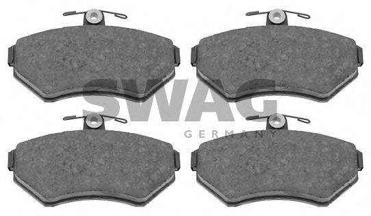 SWAG 30916046 Комплект гальмівних колодок, дискове гальмо
