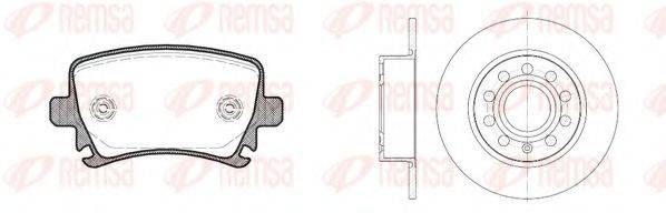 REMSA 8103100 Комплект тормозов, дисковый тормозной механизм