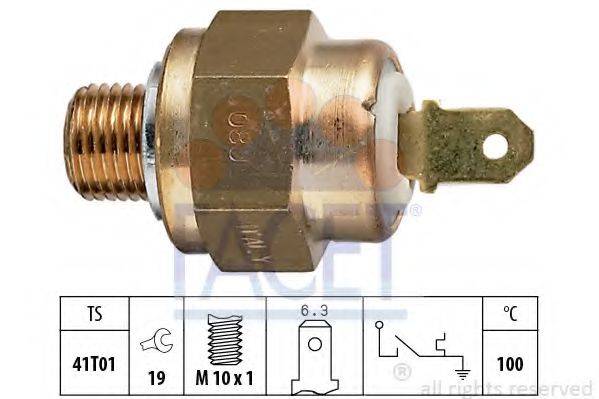 термовыключатель, сигнальная лампа охлаждающей жидкости FACET 7.4132