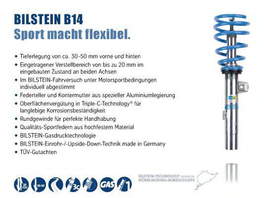 BILSTEIN BIL022587 Комплект ходовой части, пружины / амортизаторы