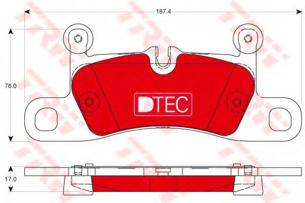 TRW GDB1875DTE Тормозные колодки