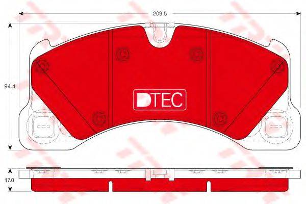 TRW GDB1914DTE Тормозные колодки