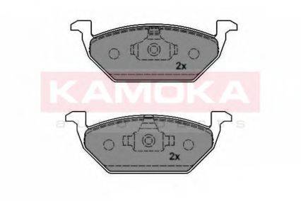 Комплект гальмівних колодок, дискове гальмо KAMOKA 1012188