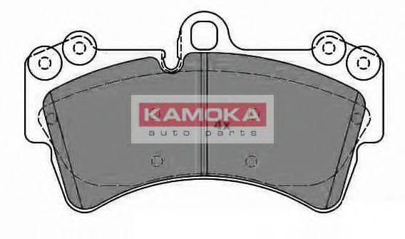 Комплект гальмівних колодок, дискове гальмо KAMOKA JQ1013252