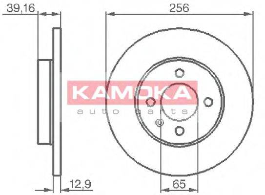 KAMOKA 103410 Тормозной диск