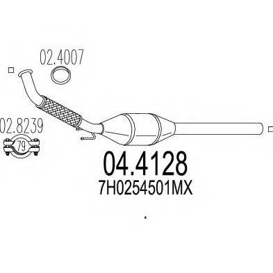 Каталізатор MTS 04.4128