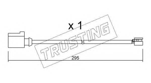 TRUSTING SU273 Датчик износа тормозных колодок