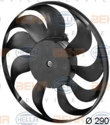 Вентилятор системы охлаждения двигателя HELLA 8EW 351 040-371