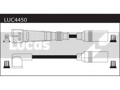 Комплект дротів запалення LUCAS ELECTRICAL LUC4450