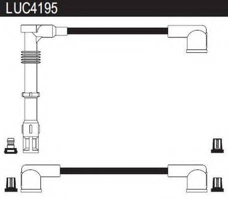 Комплект дротів запалення LUCAS ELECTRICAL LUC4195