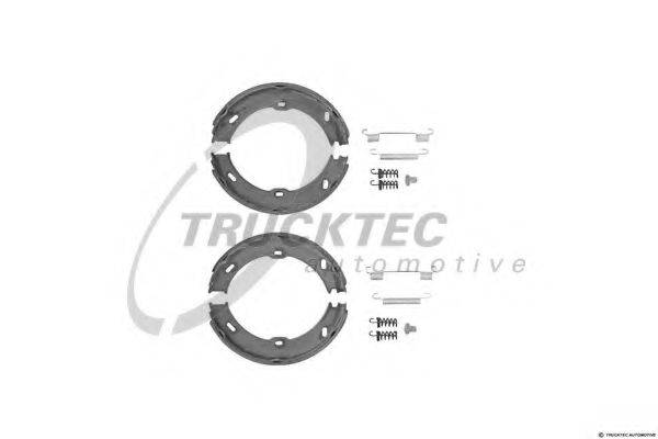TRUCKTEC AUTOMOTIVE 0235205 Комплект тормозных колодок, стояночная тормозная система