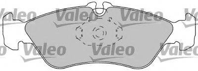 VALEO 597233 Комплект гальмівних колодок, дискове гальмо