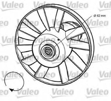 VALEO 696032 Вентилятор системы охлаждения двигателя