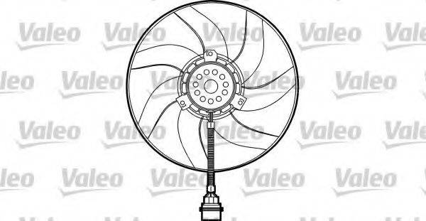 Вентилятор, охолодження двигуна VALEO 698465