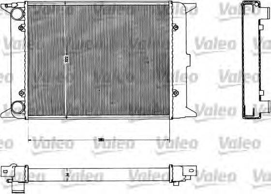 Радиатор охлаждения двигателя VALEO 883422