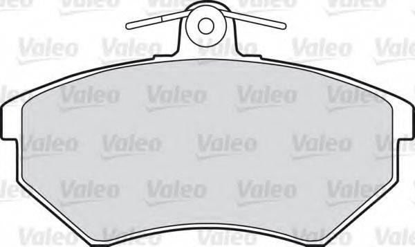 Комплект гальмівних колодок, дискове гальмо VALEO 551616